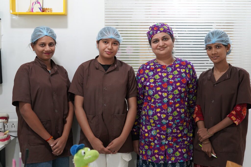 Caring dental team at AV Children’s Dental Clinic in Aundh, Pune